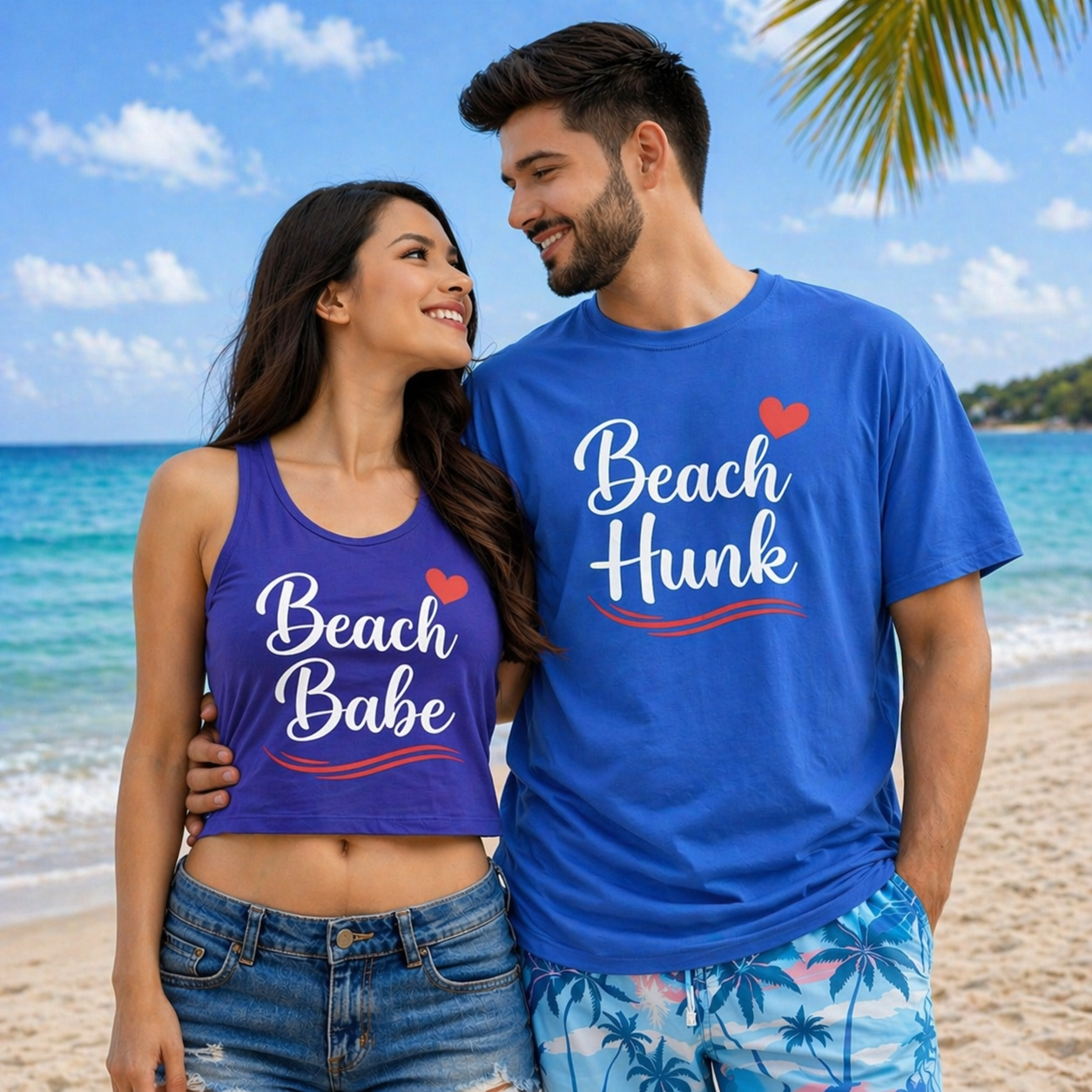 Beach Babe Beach Hunk Couple Outfit Combo