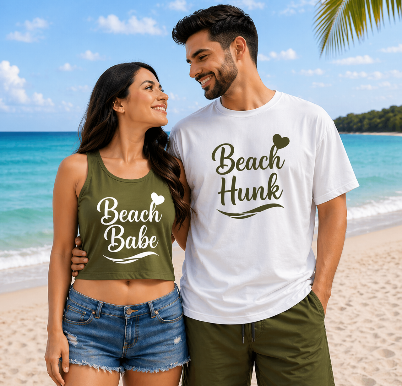 Beach Babe Beach Hunk Couple Outfit Combo