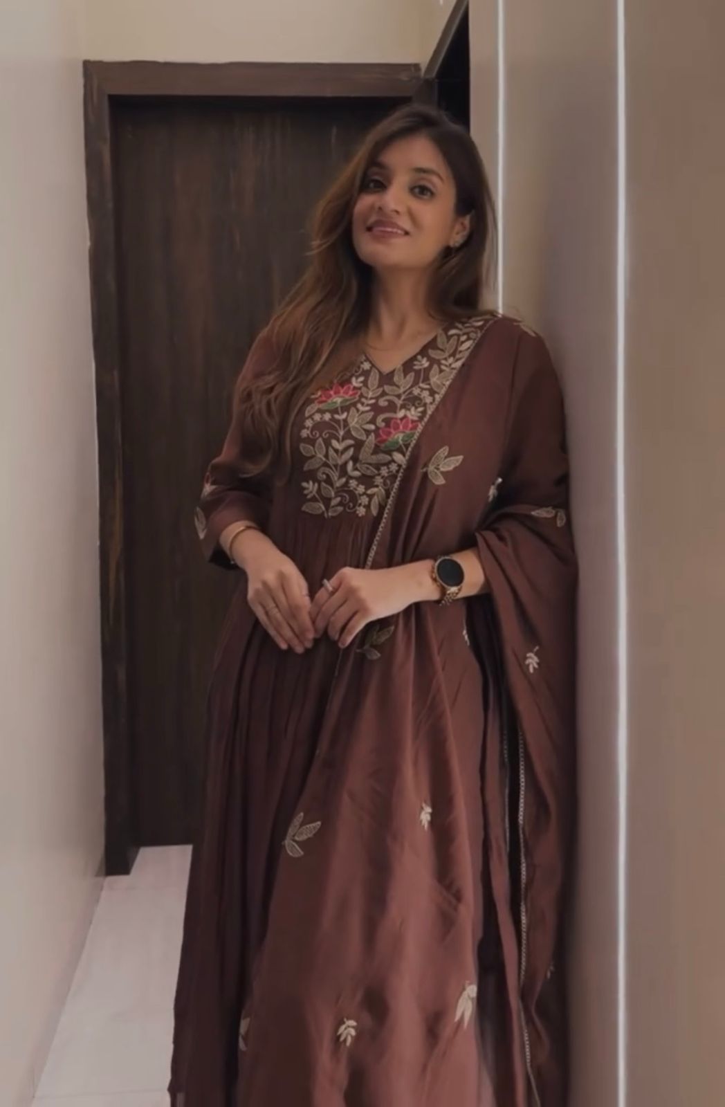 Jaipuri Cotton Kurta Set with Dupatta