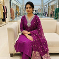 Roman Silk Kurta Set with Banarasi Dupatta